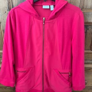 Zenergy by Chico’s Pink Hooded Jacket